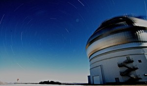 South Polar Star Trails and Gemini South, Cerro Pachon, Chile 