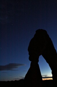 Delicate Arch and Orion, UT                  