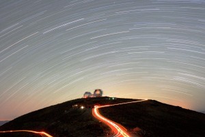 Star Trails Over Magellan, Las Campanas, Chile  